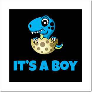 It`s a boy dino baby! Cute surprise gift! Posters and Art